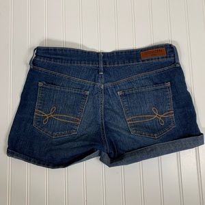 LEVI’S Denizen High -Rise Stretch Blue SHORTS